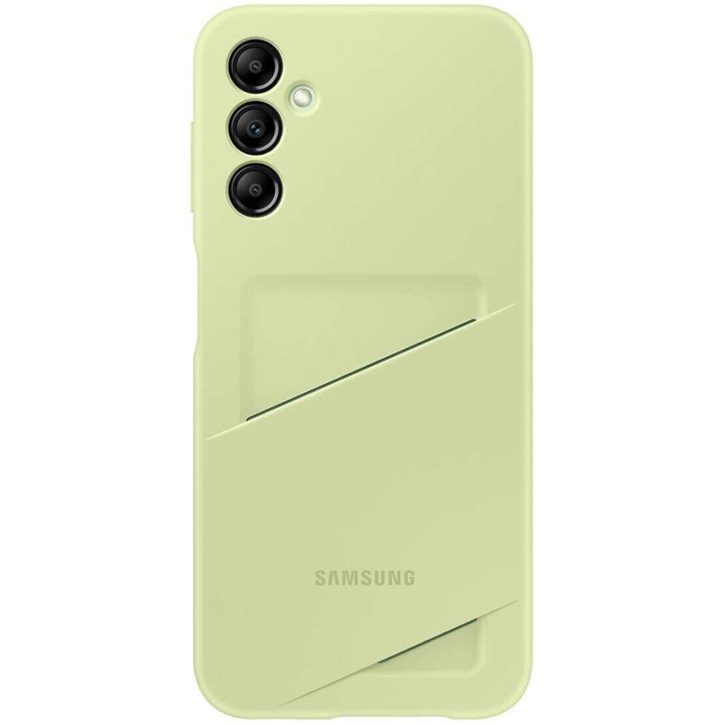 Чохол до мобільного телефона Samsung A14 Card Slot Case Lime (EF-OA146TGEGRU)