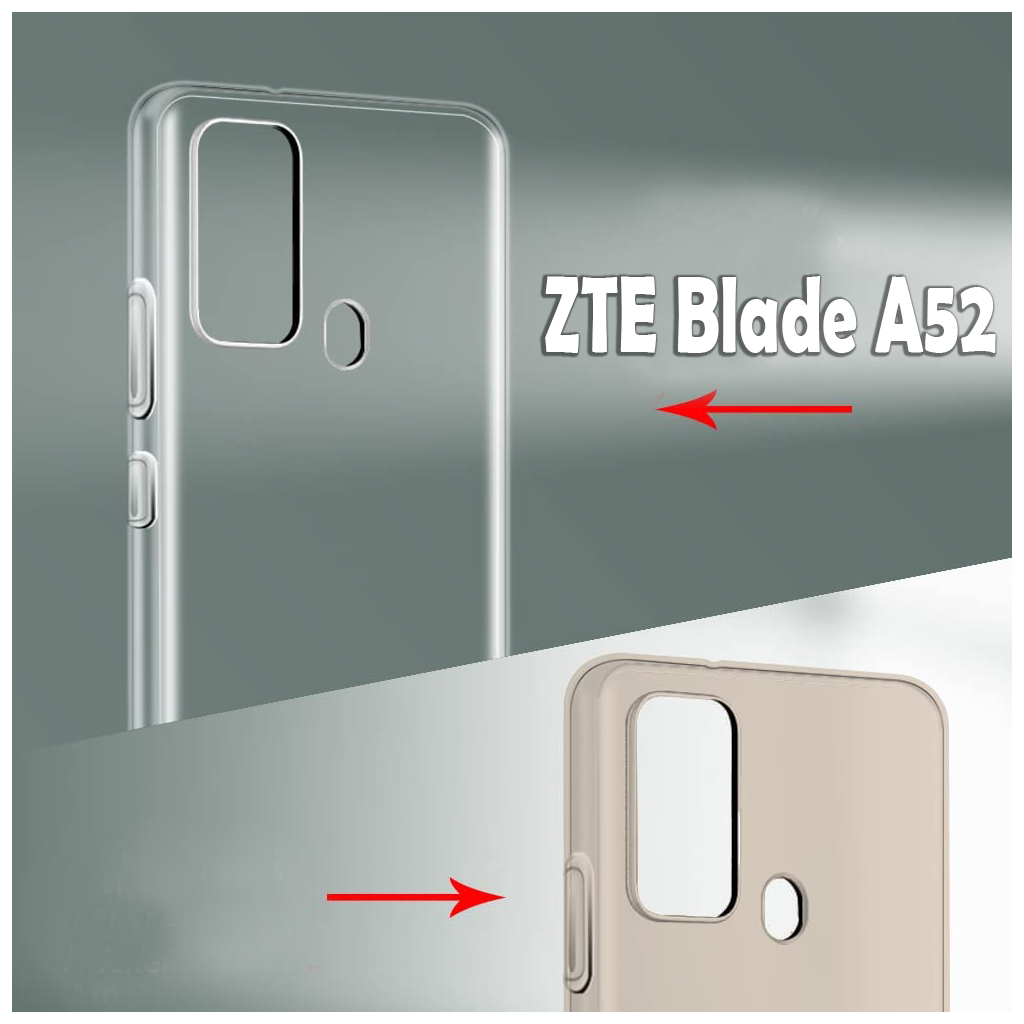 Чохол до мобільного телефона BeCover ZTE Blade A52 Transparancy (708942)