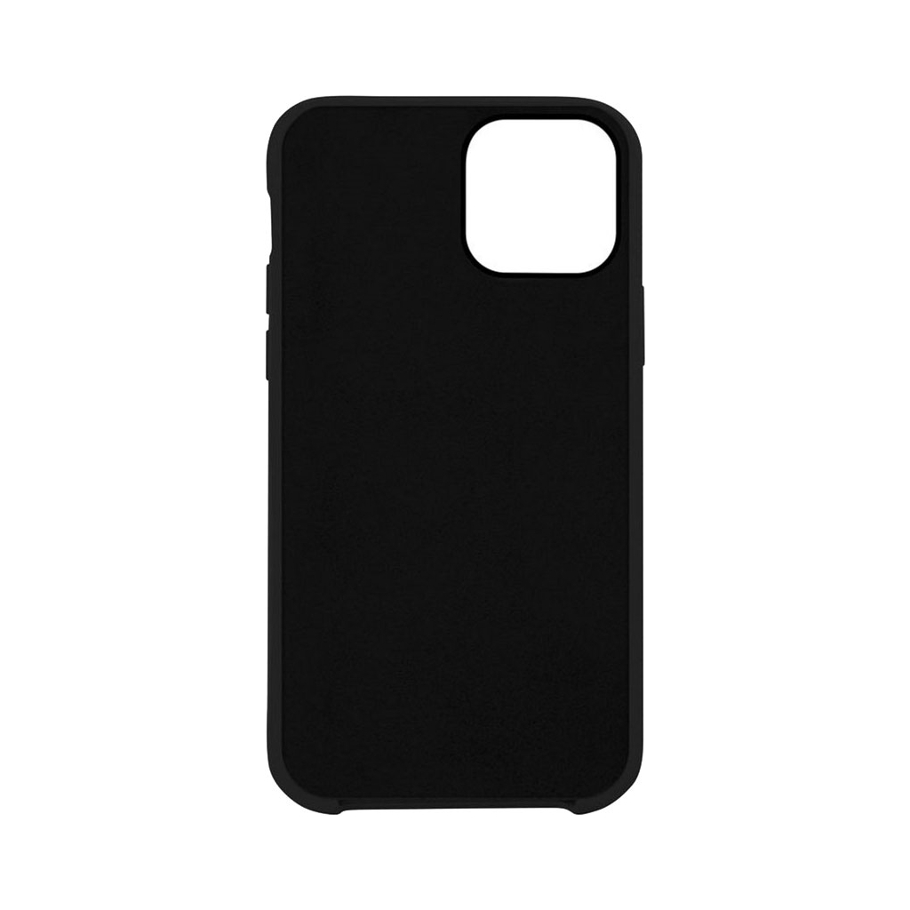 Чохол до мобільного телефона Drobak Liquid Silicon Case Apple iPhone 12 Pro Max Black (707006)