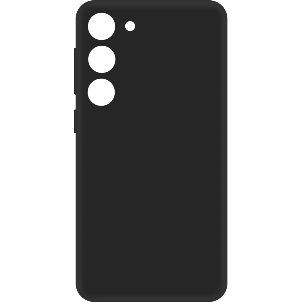 Чохол до мобільного телефона MAKE Samsung S23 Plus Silicone Phantom Black (MCL-SS23PPB)