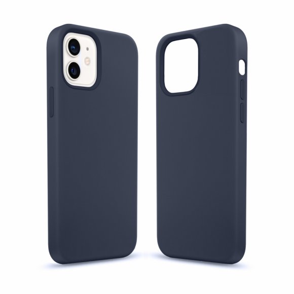 Чохол до мобільного телефона MakeFuture Apple iPhone 12/12 Pro Premium Silicone Deep Navy (MCLP-AI12/12PDN)