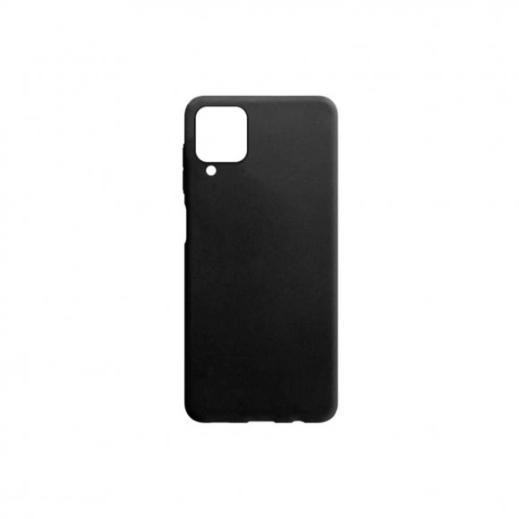 Чохол до мобільного телефона Drobak Liquid Silicon Case для Samsung Galaxy M12 Black (707010)