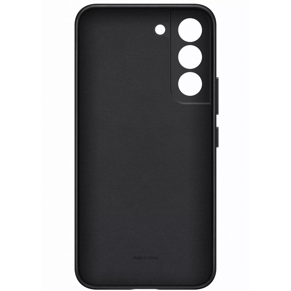 Чохол до мобільного телефона Samsung Leather Cover Galaxy S22 Black (EF-VS901LBEGRU)