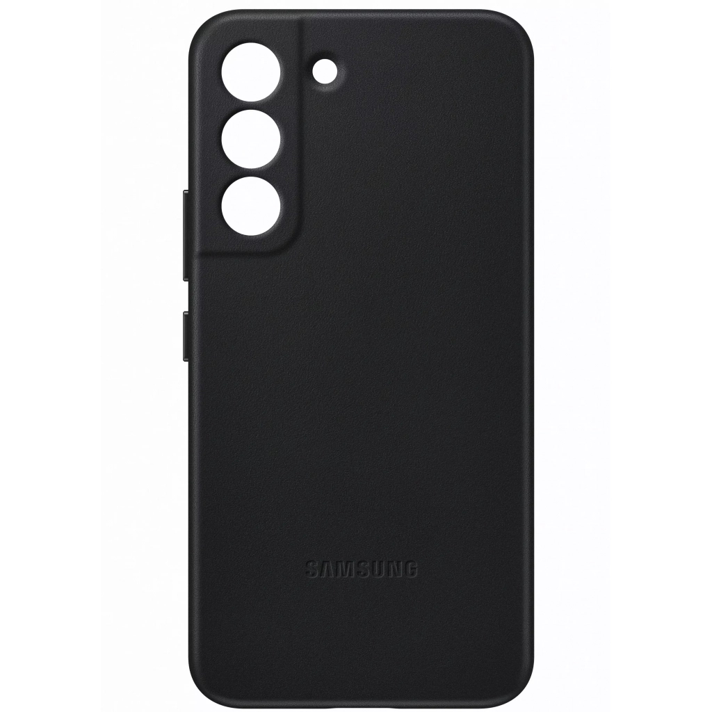 Чохол до мобільного телефона Samsung Leather Cover Galaxy S22 Black (EF-VS901LBEGRU)