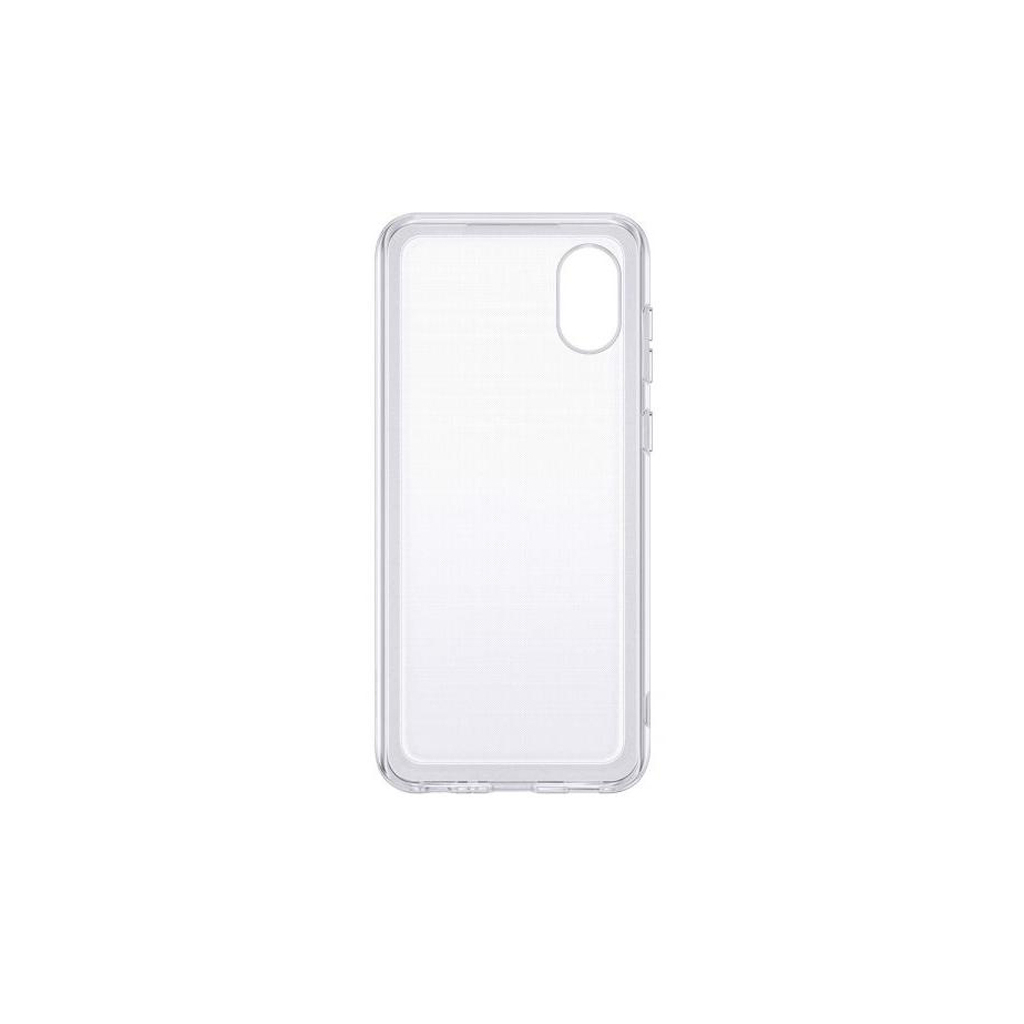 Чохол до мобільного телефона Samsung A03 Soft Clear Cover Transparent (EF-QA032TTEGRU)