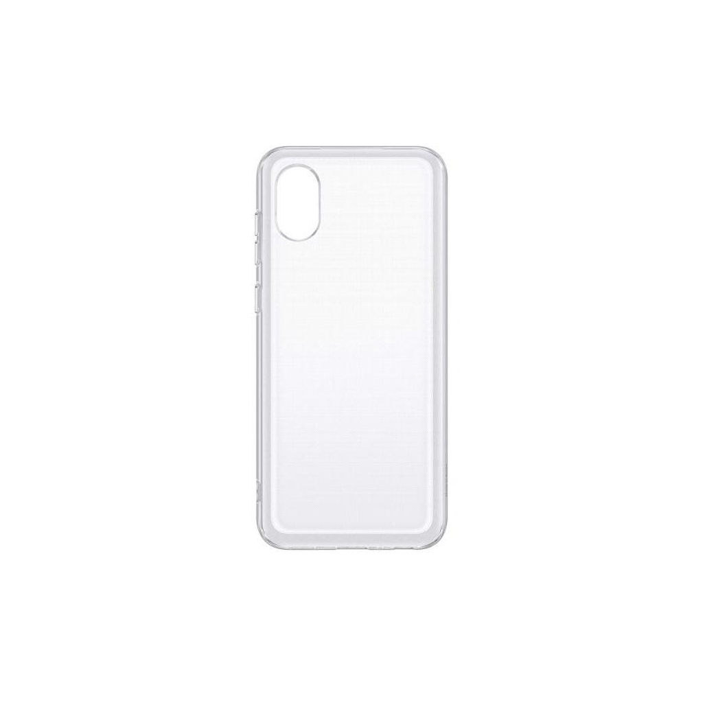 Чохол до мобільного телефона Samsung A03 Soft Clear Cover Transparent (EF-QA032TTEGRU)