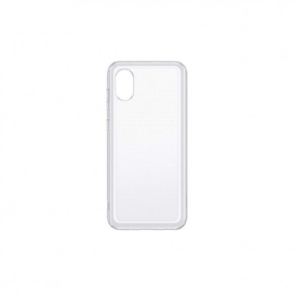 Чохол до мобільного телефона Samsung A03 Soft Clear Cover Transparent (EF-QA032TTEGRU)