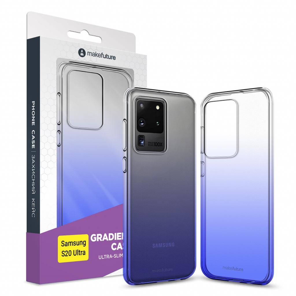 Чохол до мобільного телефона MakeFuture Samsung S20 Ultra Air Gradient (TPU) Blue (MCG-SS20UBL)