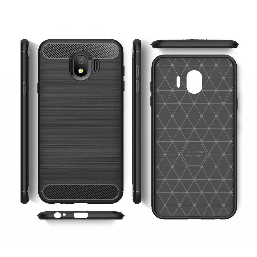 Чохол до мобільного телефона Laudtec для Samsung J4/J400 Carbon Fiber (Black) (LT-J400F)