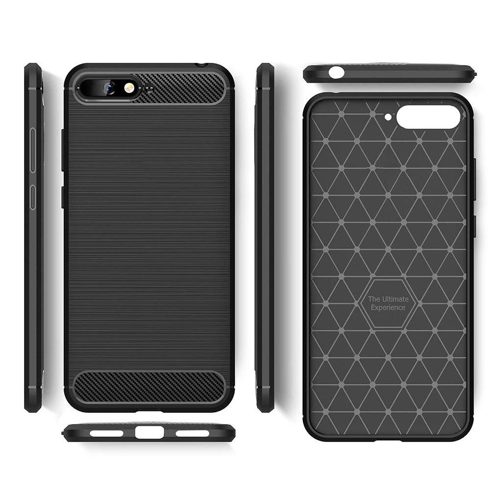 Чохол до мобільного телефона Laudtec для Huawei Y6 2018 Carbon Fiber (Black) (LT-HY62018B)