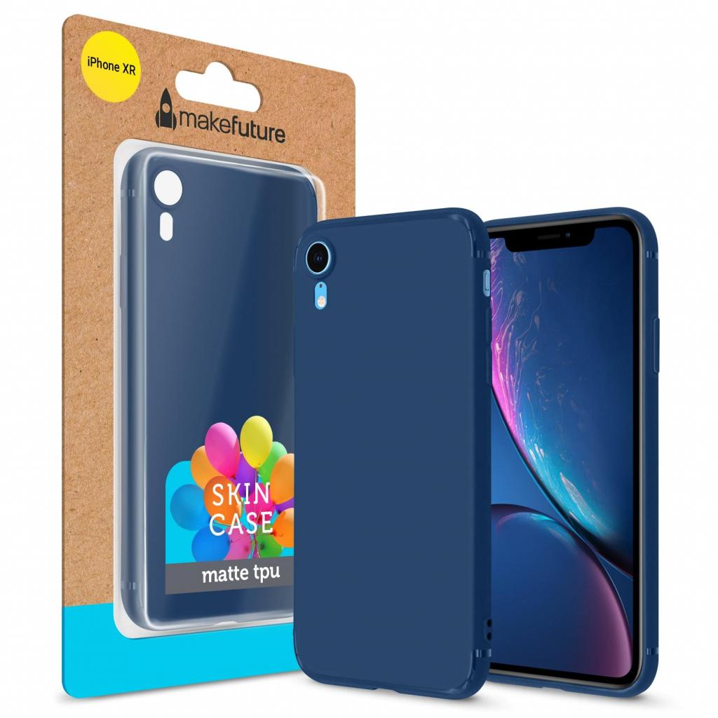 Чохол до мобільного телефона MakeFuture Skin Case Apple iPhone XR Blue (MCSK-AIXRBL)