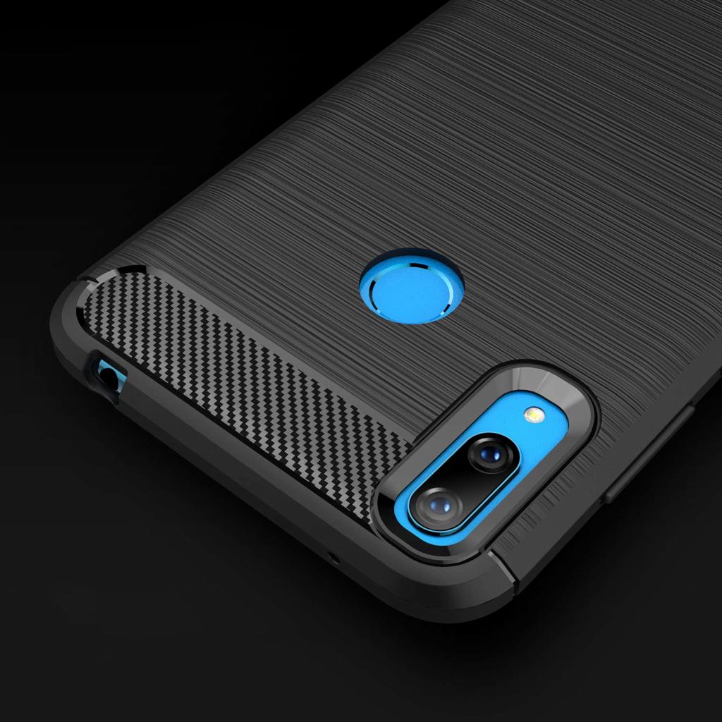 Чохол до мобільного телефона Laudtec для Huawei Y7 2019 Carbon Fiber (Black) (LT-HY72019B)