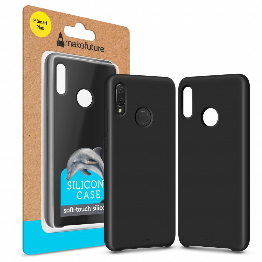 Чохол до мобільного телефона MakeFuture Silicone Case Huawei P Smart Plus Black (MCS-HUPSPBK)