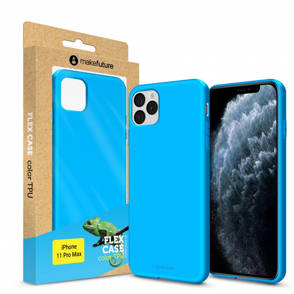 Чохол до мобільного телефона MakeFuture Flex Case (Soft-touch TPU) Apple iPhone 11 Pro Max Light Blu (MCF-AI11PMLB)