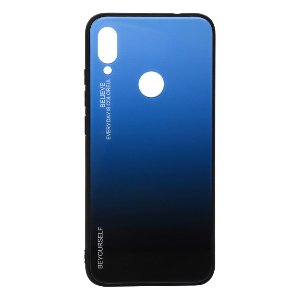 Чохол до мобільного телефона BeCover Gradient Glass Xiaomi Redmi 7 Blue-Black (703591)