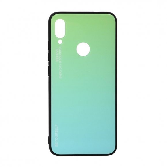 Чохол до мобільного телефона BeCover Gradient Glass Xiaomi Redmi 7 Green-Blue (703593)