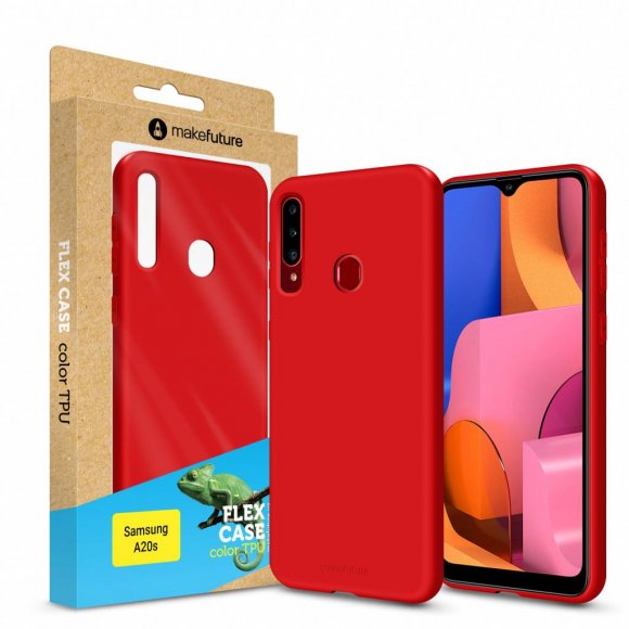 Чохол до мобільного телефона MakeFuture Flex Case (Soft-touch TPU) Samsung A20s Red (MCF-SA20SRD)