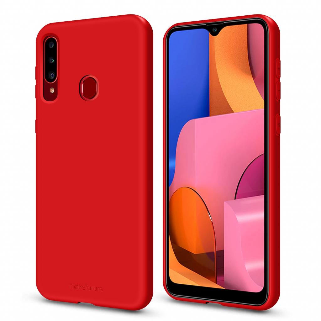 Чохол до мобільного телефона MakeFuture Flex Case (Soft-touch TPU) Samsung A20s Red (MCF-SA20SRD)