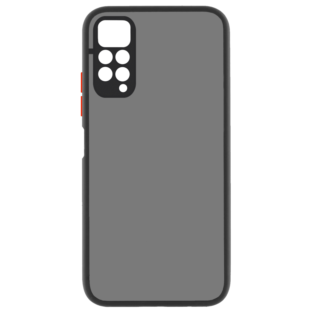 Чохол до мобільного телефона MakeFuture Xiaomi Redmi Note 11 Pro Frame (Matte PC+TPU) Black (MCMF-XRN11PBK)