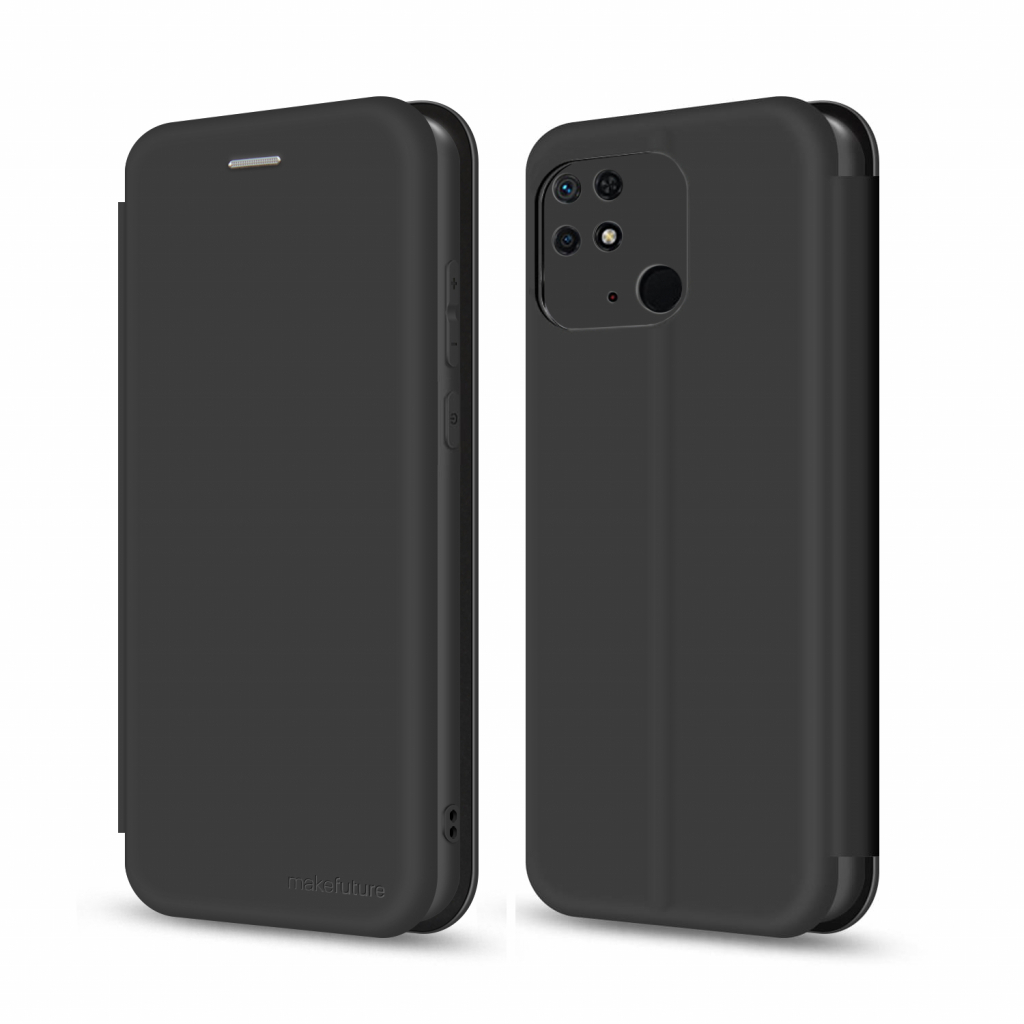 Чохол до мобільного телефона MakeFuture Xiaomi Redmi 10C Flip (Soft-Touch PU) Black (MCP-XR10CBK)