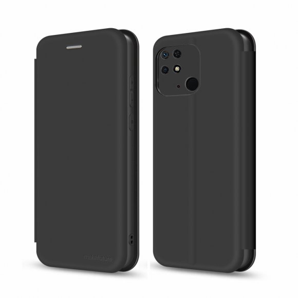 Чохол до мобільного телефона MakeFuture Xiaomi Redmi 10C Flip (Soft-Touch PU) Black (MCP-XR10CBK)