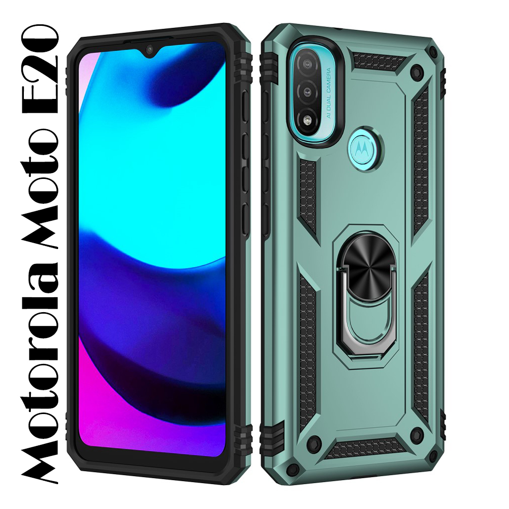 Чохол до мобільного телефона BeCover Military Motorola Moto E20 Dark Green (707402)