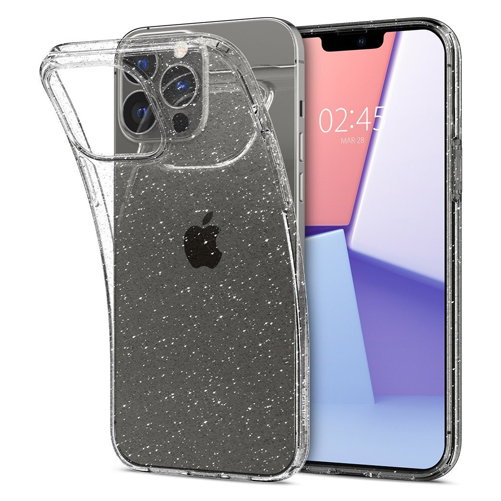 Чохол до мобільного телефона Spigen Apple Iphone 13 Pro Max Liquid Crystal Glitter, Crystal Quar (ACS03198)