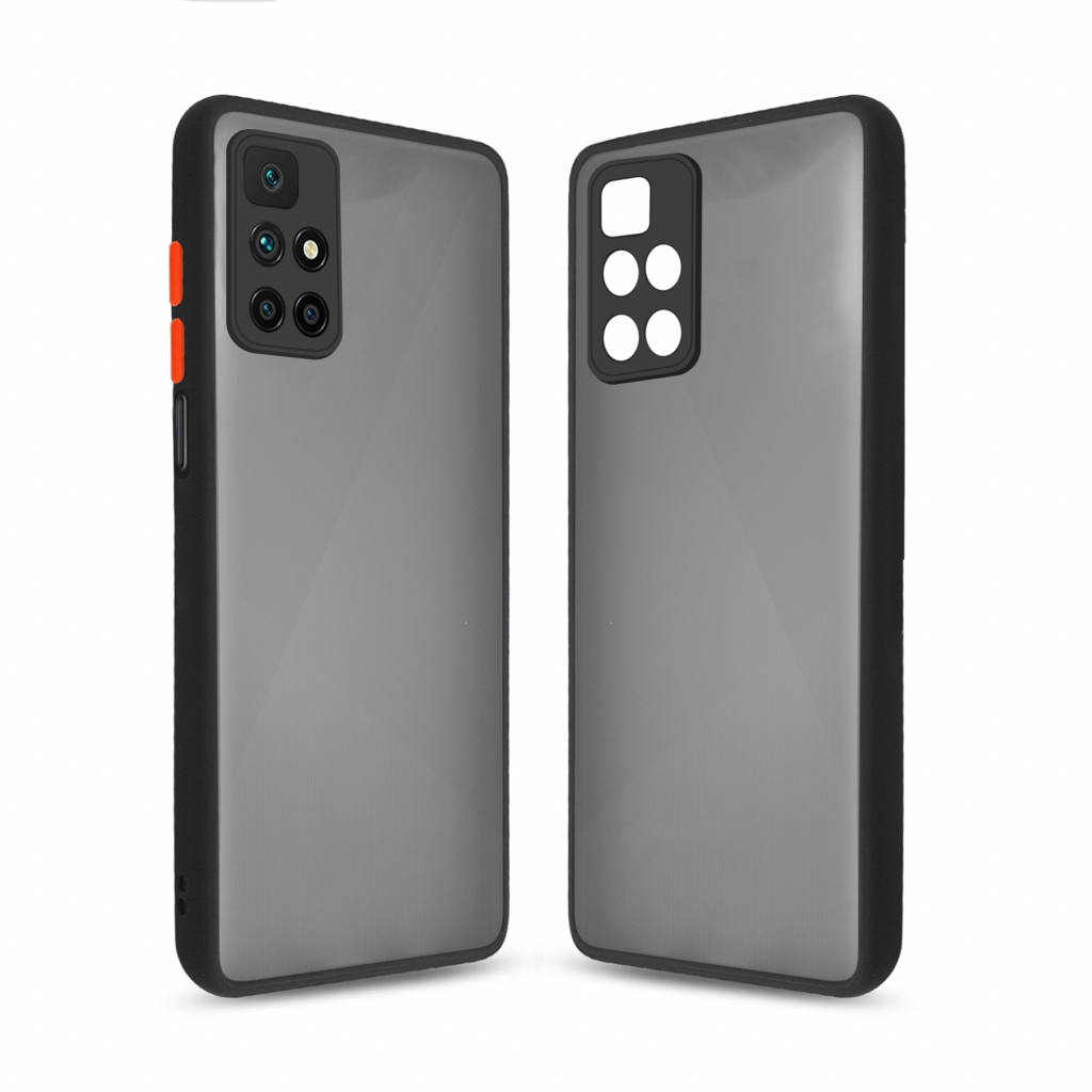 Чохол до мобільного телефона MakeFuture Xiaomi Redmi 10 Frame (Matte PC+TPU) Black (MCMF-XR10BK)