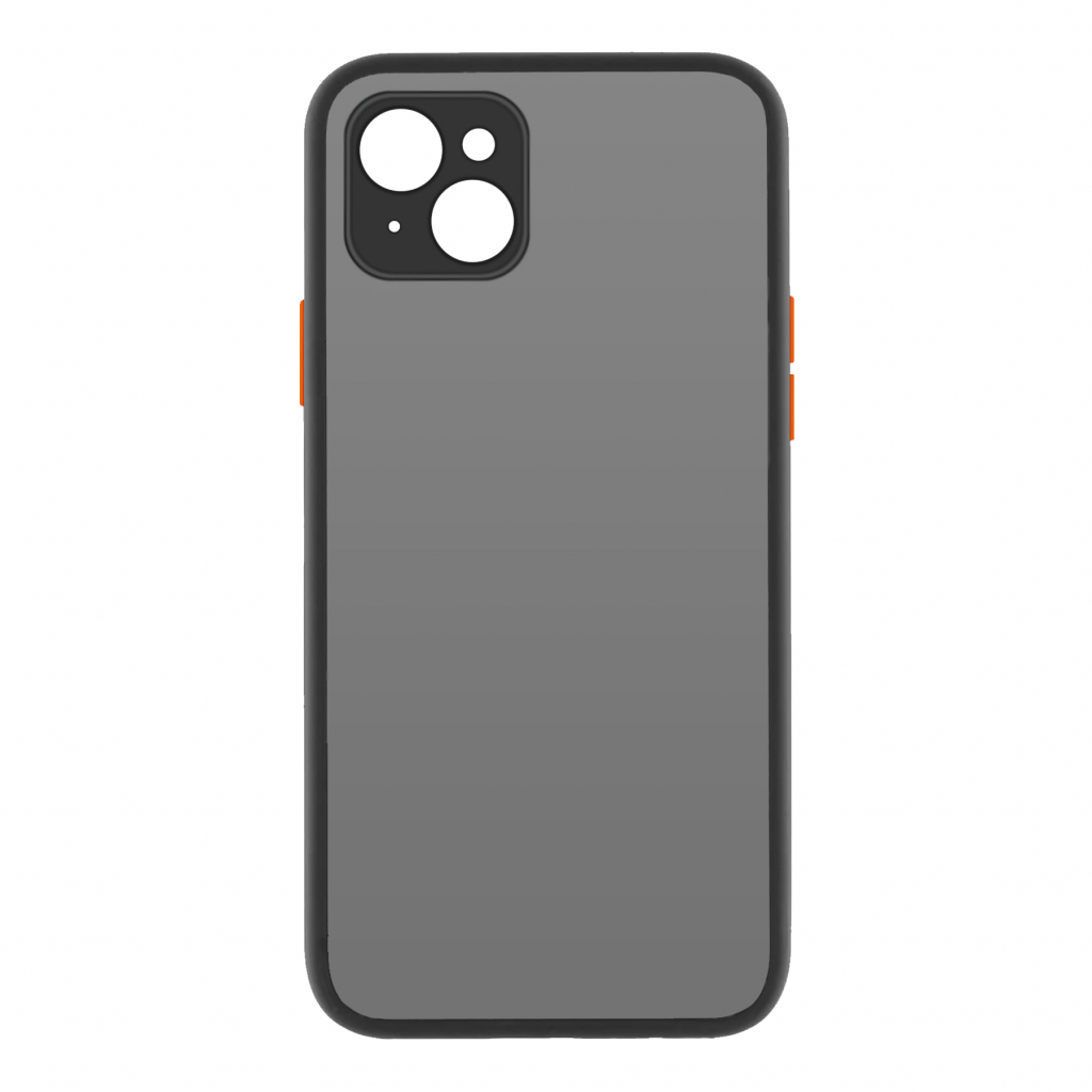 Чохол до мобільного телефона MakeFuture Apple iPhone 13 mini Frame (Matte PC+TPU) Black (MCMF-AI13MBK)