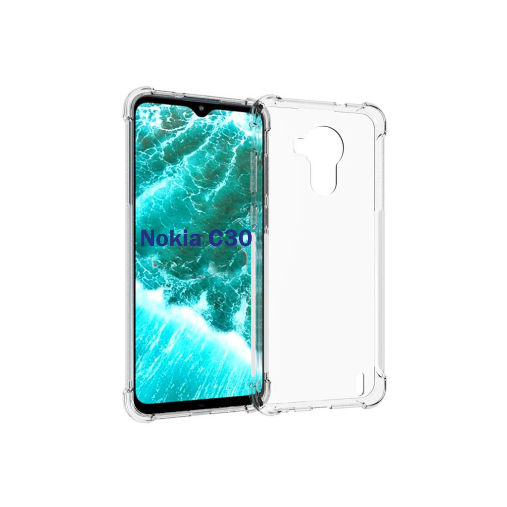 Чохол до мобільного телефона BeCover Anti-Shock Nokia C30 Clear (706966)