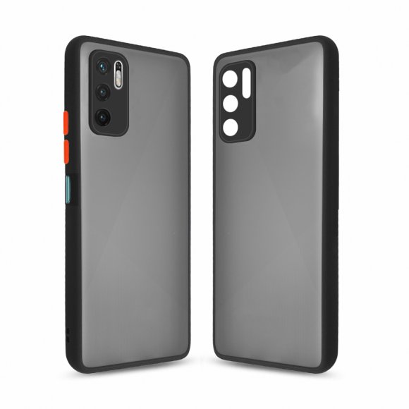 Чохол до мобільного телефона MakeFuture Xiaomi Redmi Note 10 5G Frame (Matte PC+TPU) Black (MCMF-XRN105GBK)