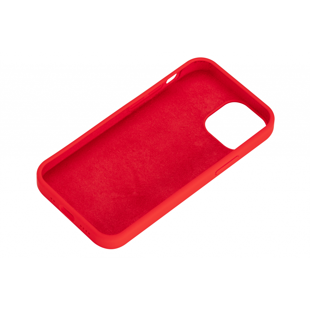Чохол до мобільного телефона 2E Basic Apple iPhone 13 Mini , Liquid Silicone, Red (2E-IPH-13MN-OCLS-RD)