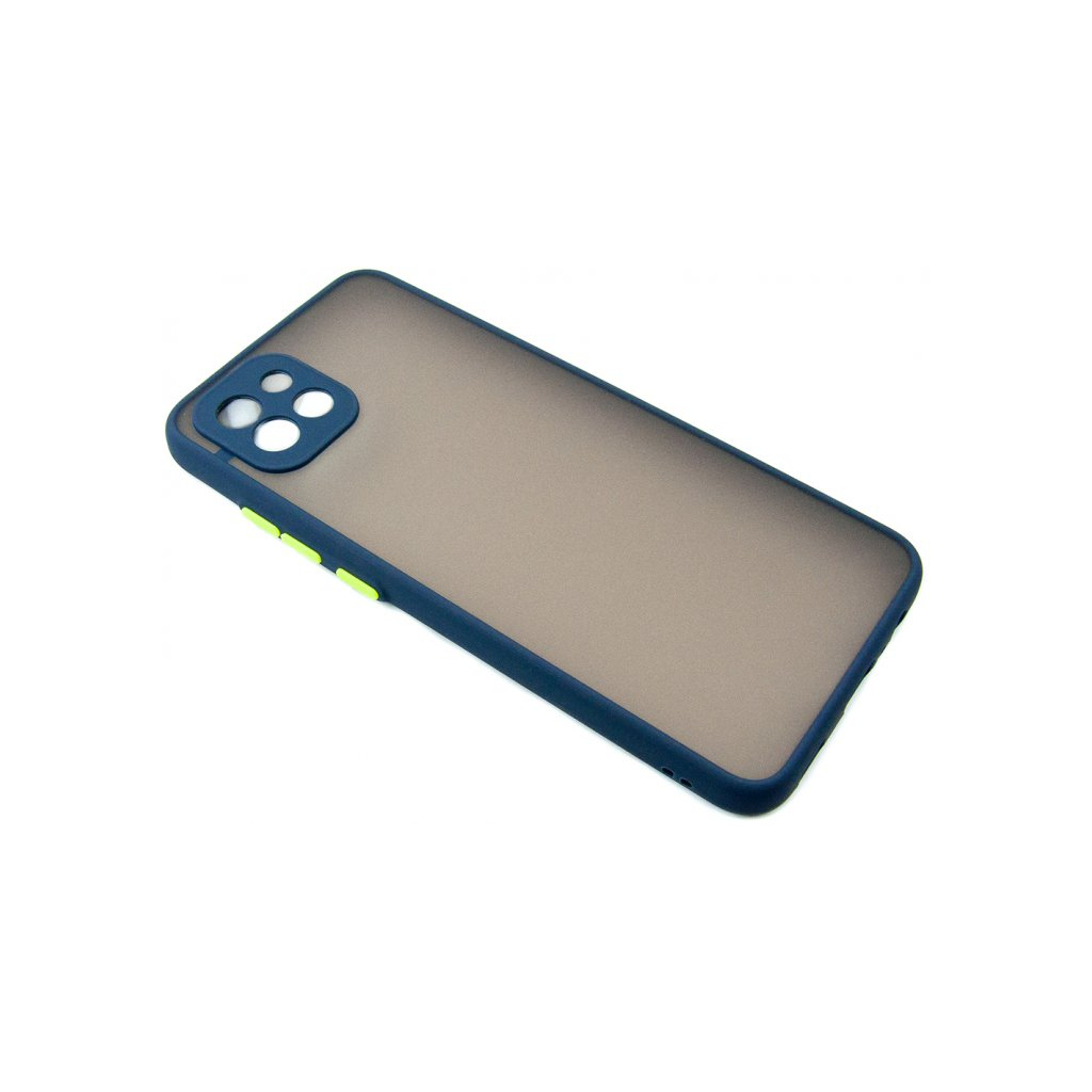 Чохол до мобільного телефона Dengos Matte Samsung Galaxy A03 (blue) (DG-TPU-MATT-94)