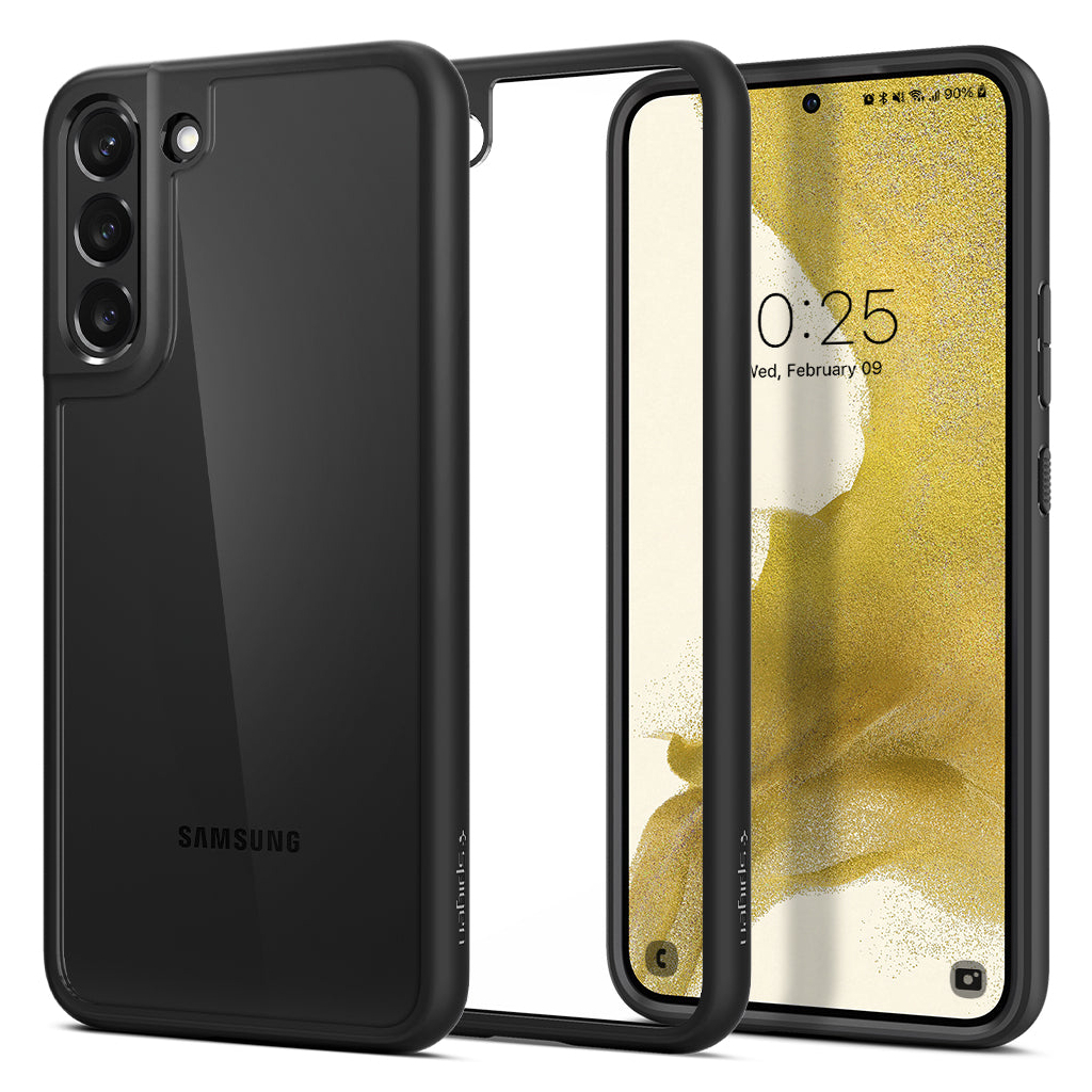 Чохол до мобільного телефона Spigen Samsung Galaxy S22+ Ultra Hybrid, Matte Black (ACS03955)