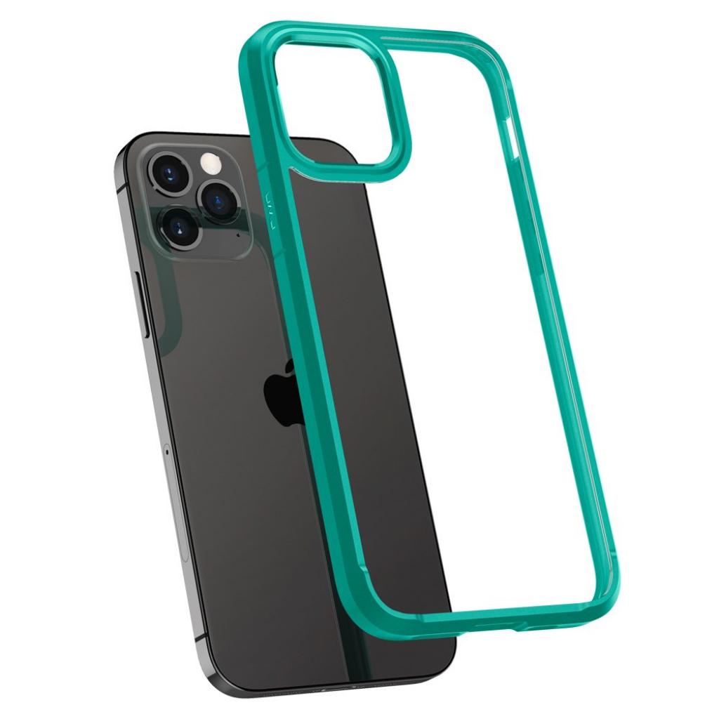 Чохол до мобільного телефона Spigen iPhone 12 / 12 Pro Crystal Hybrid, Mint (ACS01522)