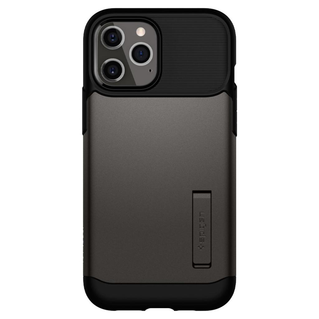 Чохол до мобільного телефона Spigen iPhone 12 / 12 Pro Slim Armor, Gunmetal (ACS01524)