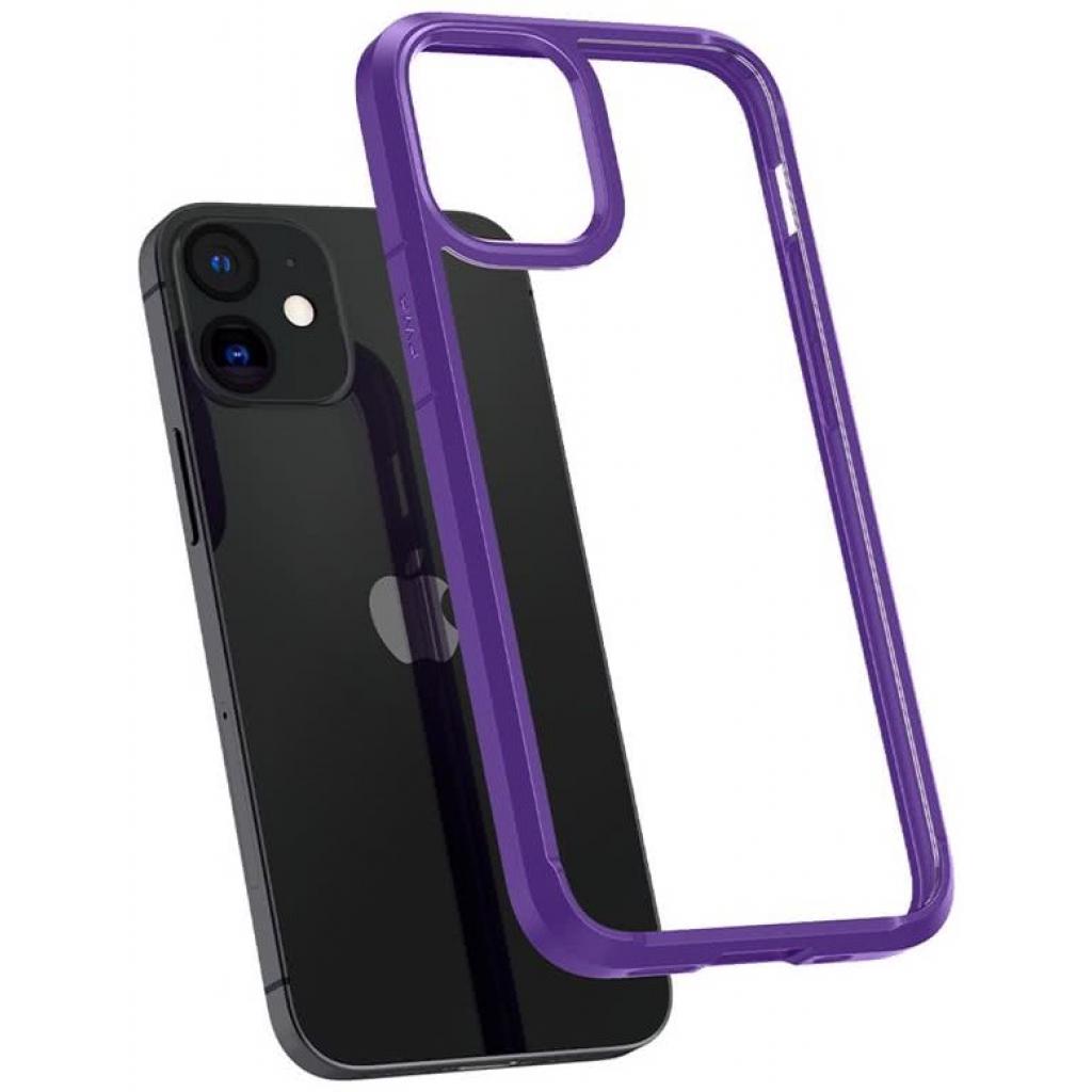 Чохол до мобільного телефона Spigen iPhone 12 mini Crystal Hybrid, Hydrangea Purple (ACS01544)