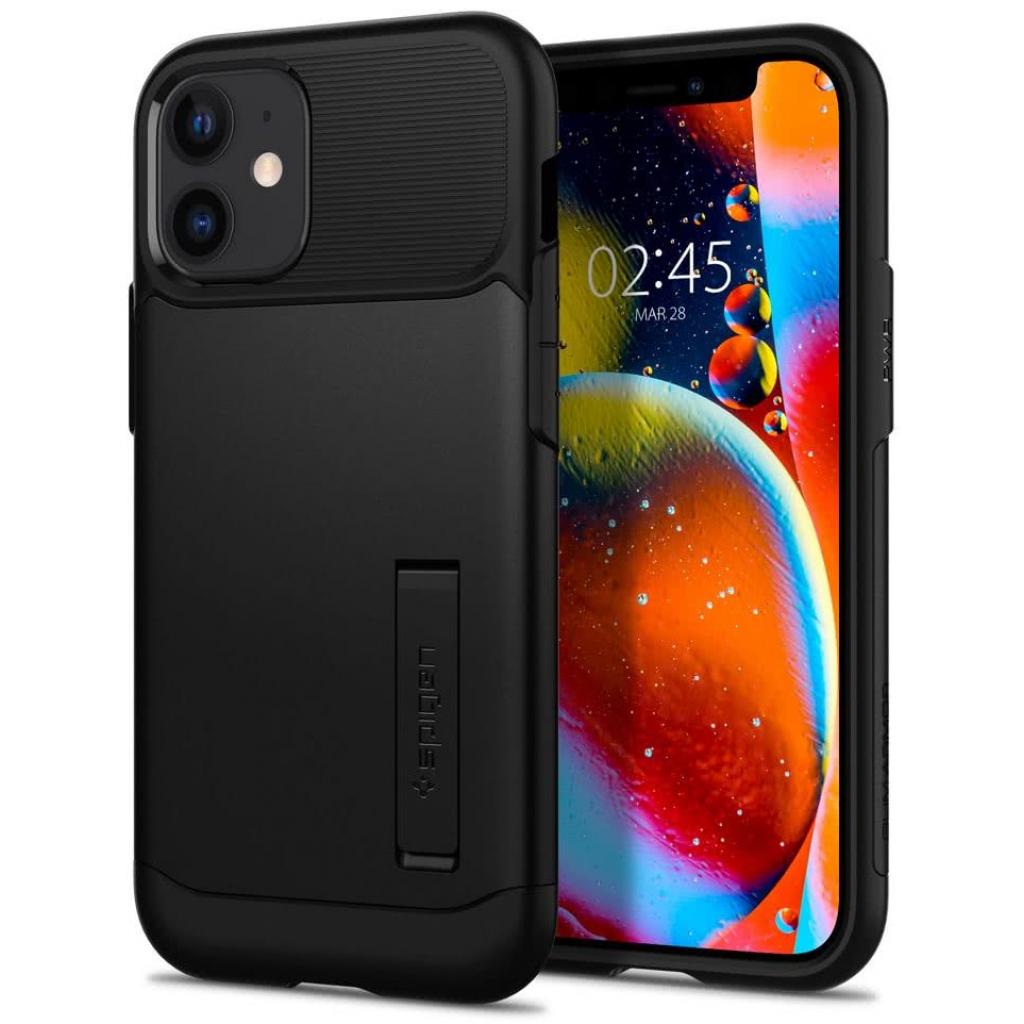 Чохол до мобільного телефона Spigen iPhone 12 mini Slim Armor, Black (ACS01545)