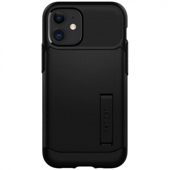 Чохол до мобільного телефона Spigen iPhone 12 mini Slim Armor, Black (ACS01545)