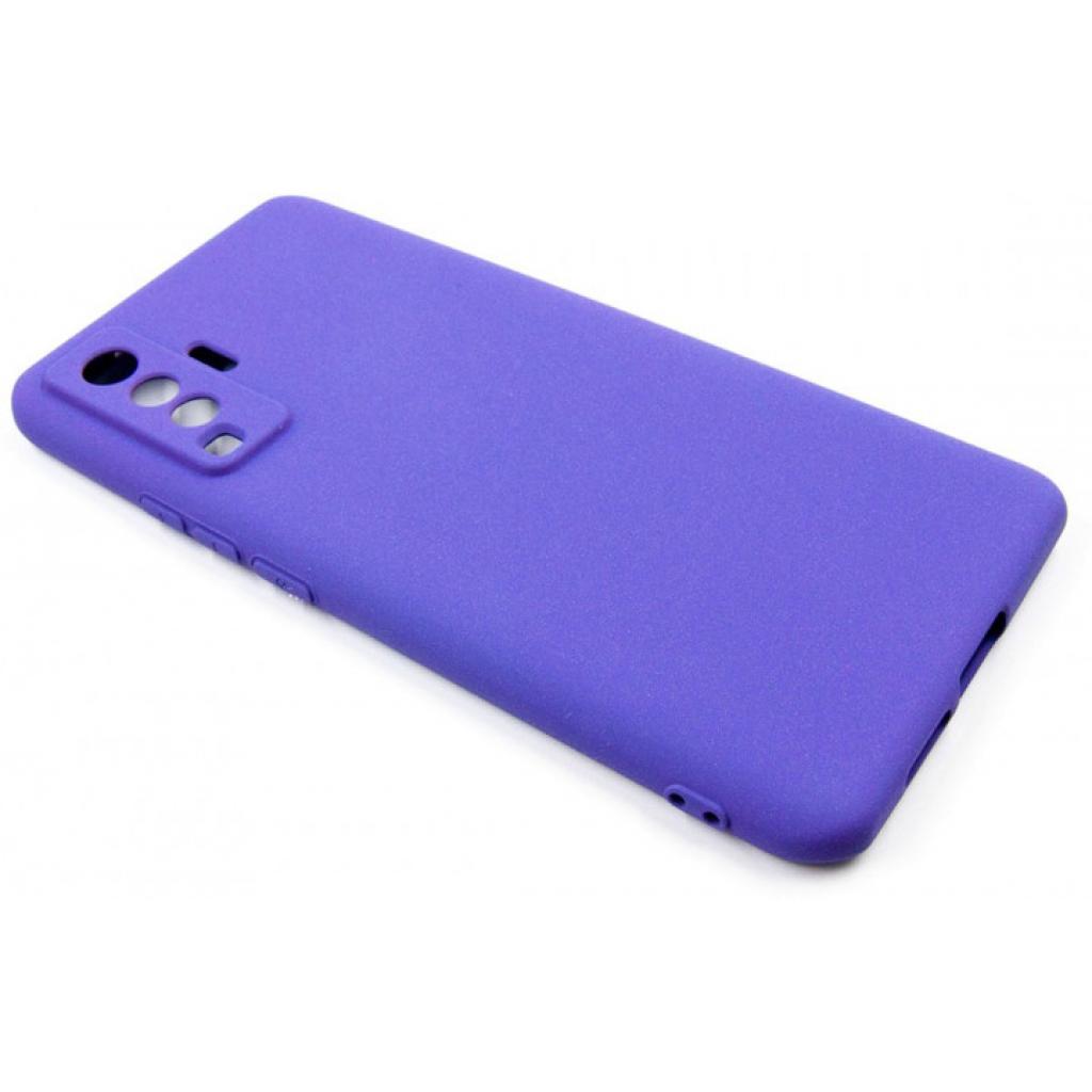 Чохол до мобільного телефона Dengos Carbon Vivo X50, violet (DG-TPU-CRBN-101) (DG-TPU-CRBN-101)