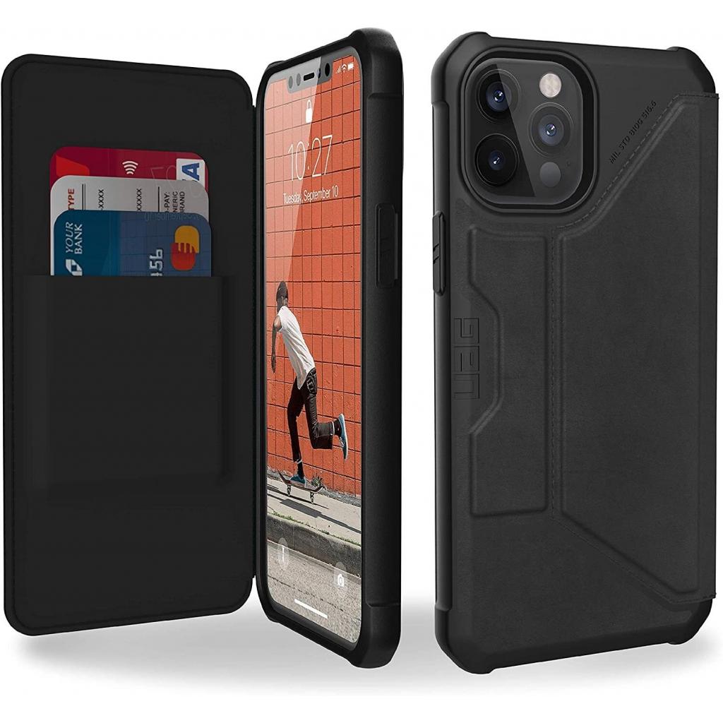 Чохол до мобільного телефона Uag iPhone 12 Pro Max Metropolis, Leather Black (112366118340)