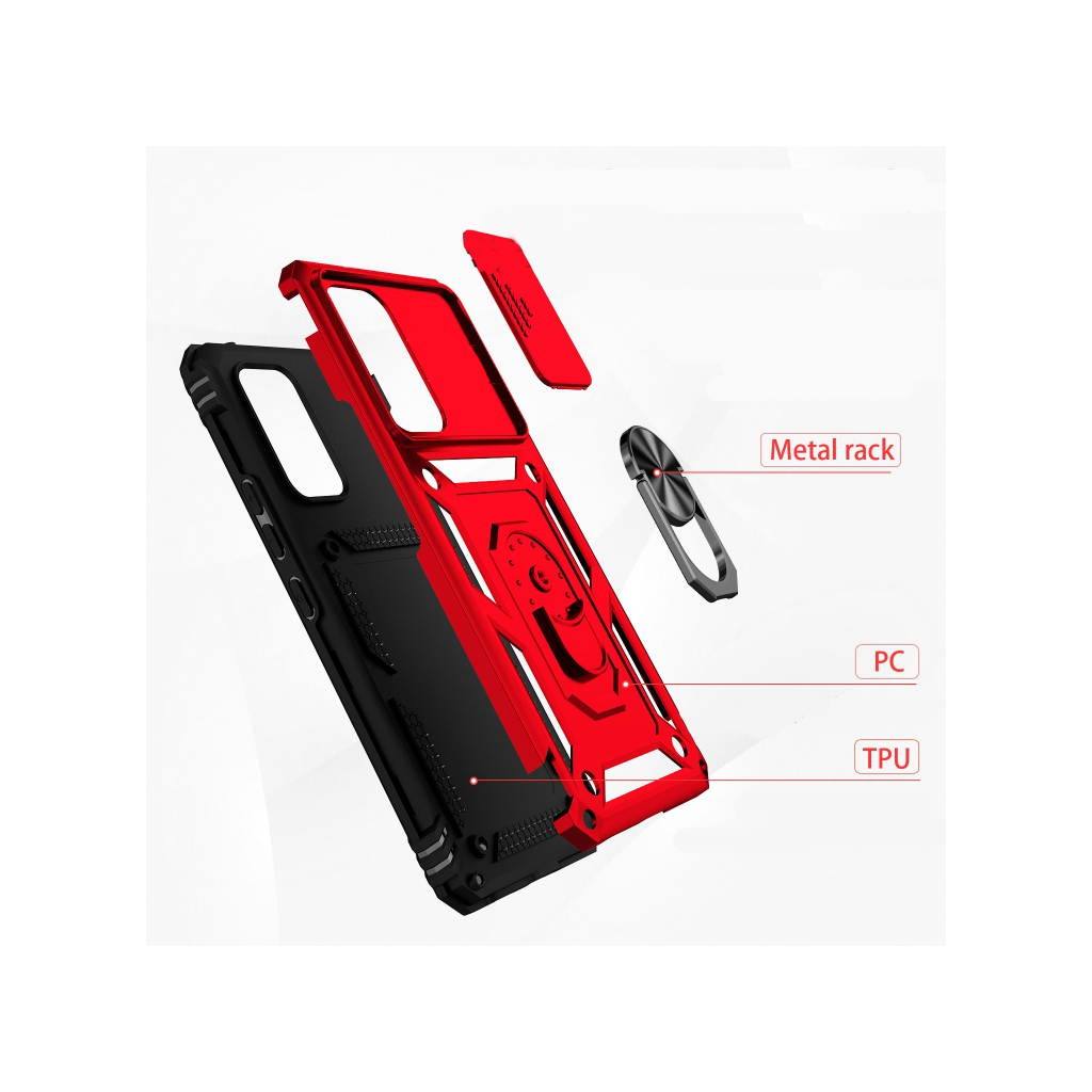 Чохол до мобільного телефона BeCover Military Xiaomi Redmi 9A Red (705576)