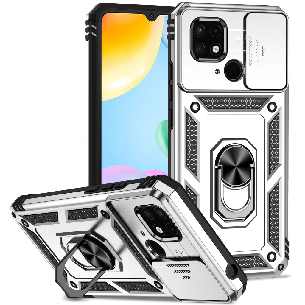 Чохол до мобільного телефона BeCover Military Xiaomi Redmi 9C / Redmi 10А Silver (705581)