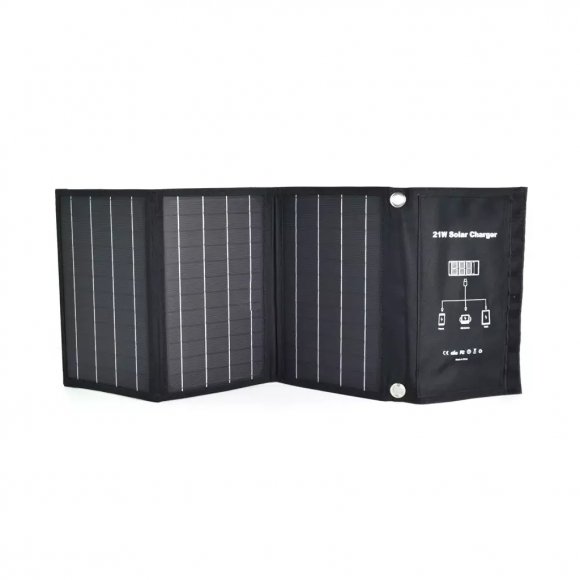 Портативна сонячна панель New Energy Technology 21W Solar Charger (238305)