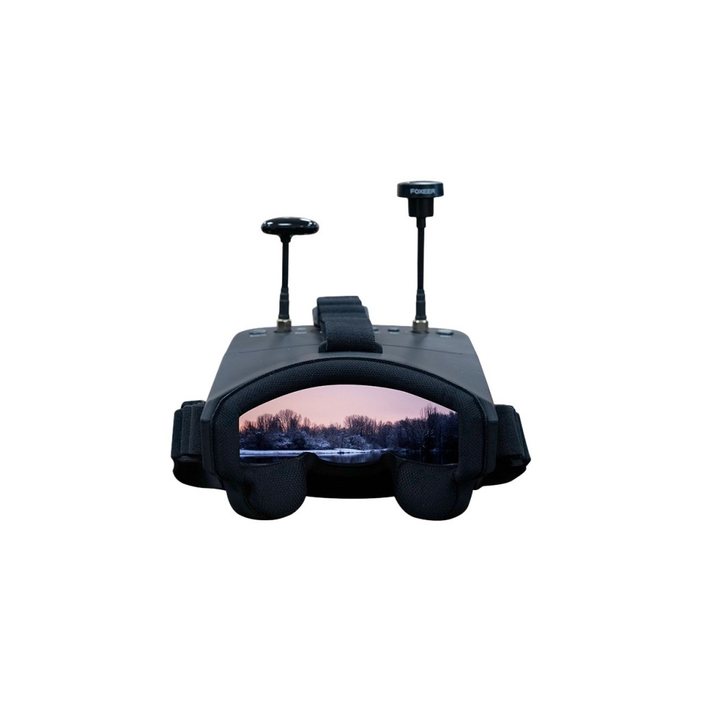 Окуляри віртуальної реальності Foxeer FPV Goggles 40CH Dual Receiver Battery DVR (MR1712G5)