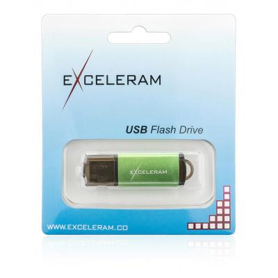 USB флеш накопичувач eXceleram 64GB A3 Series Green USB 2.0 (EXA3U2GR64)