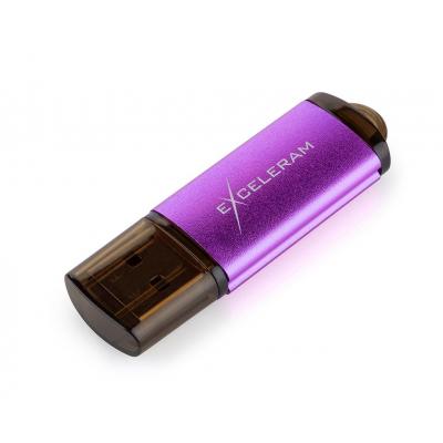 USB флеш накопичувач eXceleram 32GB A3 Series Purple USB 2.0 (EXA3U2PU32)