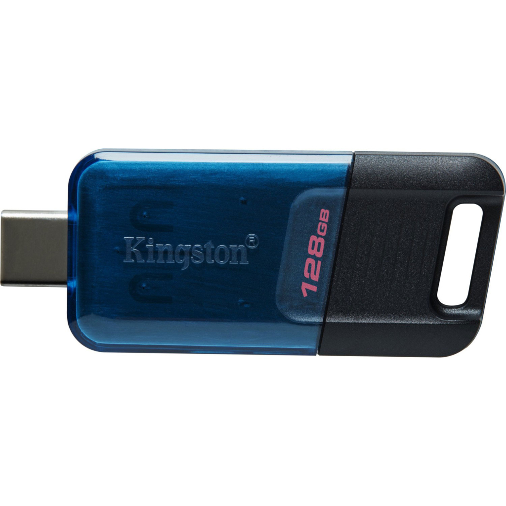 USB флеш накопичувач Kingston DataTraveler 80 M Blue/Black (DT80M/128GB)