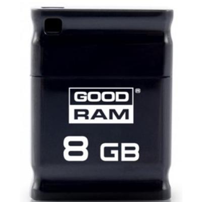 USB флеш накопичувач Goodram 8GB Piccolo Black USB 2.0 (UPI2-0080K0R11)