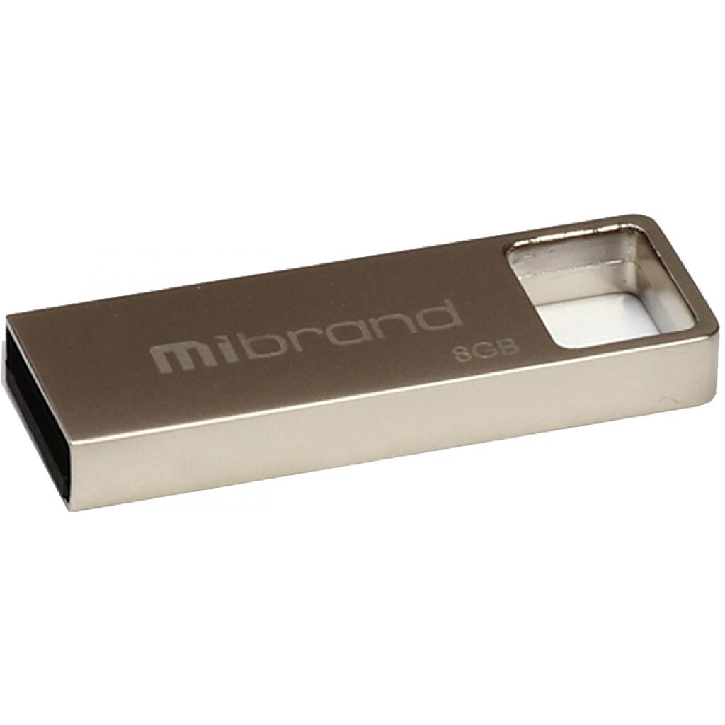 USB флеш накопичувач Mibrand 8GB Shark Silver USB 2.0 (MI2.0/SH8U4S)